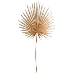 30″ Fan Palm Spray Beige