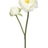 19″ Peony Spray  White
