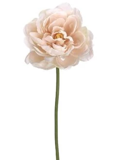 19″ Peony Spray  Soft Pink