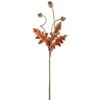 37″ Poppy Pod Spray Two Tone Brown
