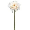 19″ Peony Spray Cream