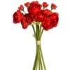 10″ Mini Ranunculus Bundle X6 Red
