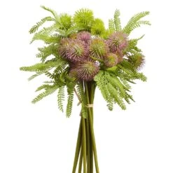 12″ Thistle Bundle Green Lavender