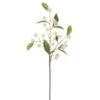 28″ Globe Thistle Spray White