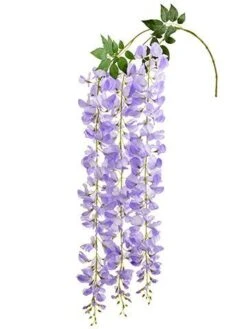 48″ Wisteria Hanging Spray  Amethyst