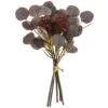 17″ Eucalyptus/Blossom Bundle Burgundy
