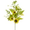 33″ Sunflower/Wildflower Spray Yellow