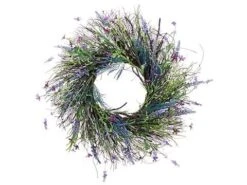 24″ Lavender/Fern Wreath Lavender Purple