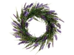 17″ Lavender Wreath Purple Lavender