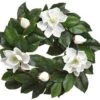 22″ Magnolia Wreath Cream