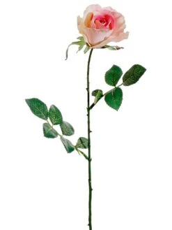 27″ Tall Rose Bud Spray Pink