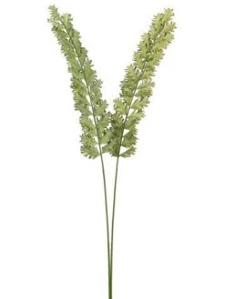 63″ Ruffle Fern Bundle X2  Two Tone Green