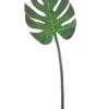 29″ Monstera Leaf Spray  Green Brown