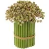 8″ Berry In Tube Planter Green