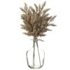 25.5″ Pampas Grass In GlassVaseBeige