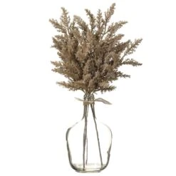 25.5″ Pampas Grass In GlassVaseBeige