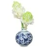 8″Hyacinth In Ceramic Vase White