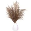 20.5″ Pampas Grass In Wood Container Brown