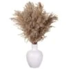 19.6″ Pampas Grass In Wood Container Brown