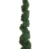 5′ Spiral Cedar Topiary In Plastic Pot (knock-down packing) Green