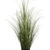39″ Grass Bush In Pot Two Tone Green