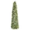 27″ Boxwood Cone-Shaped Topiary Green