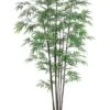 7′ Black Bamboo Tree X8 With 1980 Leaves In Pot Green