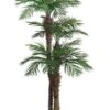 9’+7’+5′ Tropical Areca Palm Tree X3 With 1364 Leaves In Pot (knock-down Packing) Green