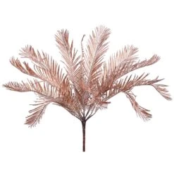 21″ Dried-Look Palm Bush Beige