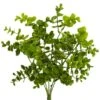 13″ Soft PE Eucalyptus Bush Green