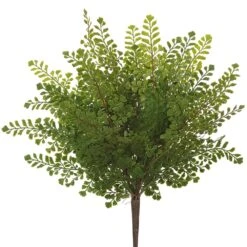 18″ Soft PE Maidenhair Bush Green