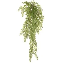 41″ Maidenhair Fern Hanging Bush Green