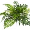 17″ Mixed Fern Bush Green