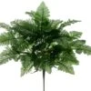 18″ Polyester Fern Bush Green