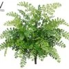 19″ UV Protected Maidenhair Fern Bush Green