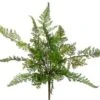 15″ Leather Fern Bush Green