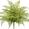 22″ Soft Plastic New Leather Fern Bush Green