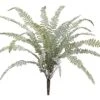 24″ Soft Plastic Woodland Fern Bush Green Gray