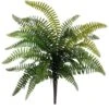19″ Boston Fern Bush Green