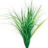 35″ Plastic Grass Bush Green