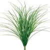 21″ Grass Bush With 84 Leaves Green White