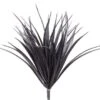 12″ Vanilla Grass Bush With 44 Leaves Black