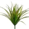 12″ Vanilla Grass Bush W/44 Leaves Green Red