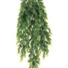 25.5″ Plastic Flaming Grass Hanging Bush Green