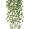 32.5″ Plastic Bamboo Leaf Hanging Bush Green