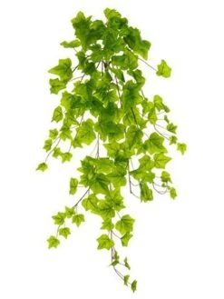 28″ One-Piece Ivy Hanging Bush with 144 Leaves Light Green