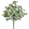 18″ Magnolia Leaf Bush Green Frosted
