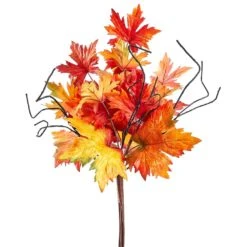22″ Maple Leaf Bundle Two Tone Orange