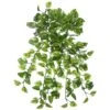 15″ Mini Pothos Leaf Hanging Bush Green Variegated
