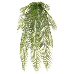 35″ Palm Hanging Bush Green